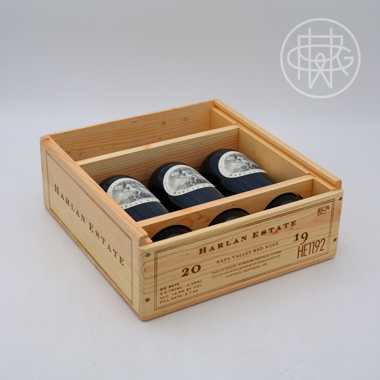 Harlan Estate 2019 3-Pack OWC 750mL