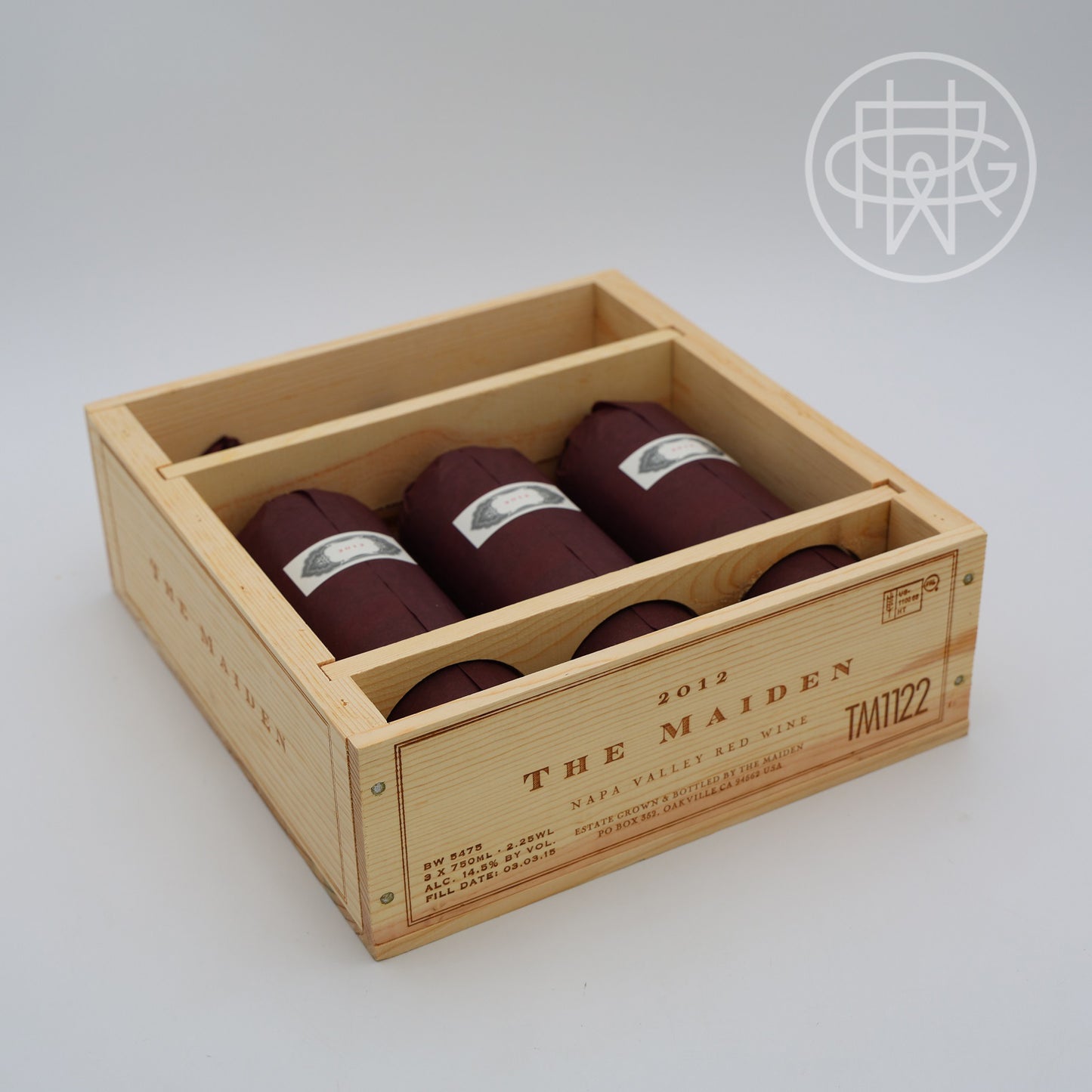 Harlan Maiden 2012 3-Pack OWC 750mL