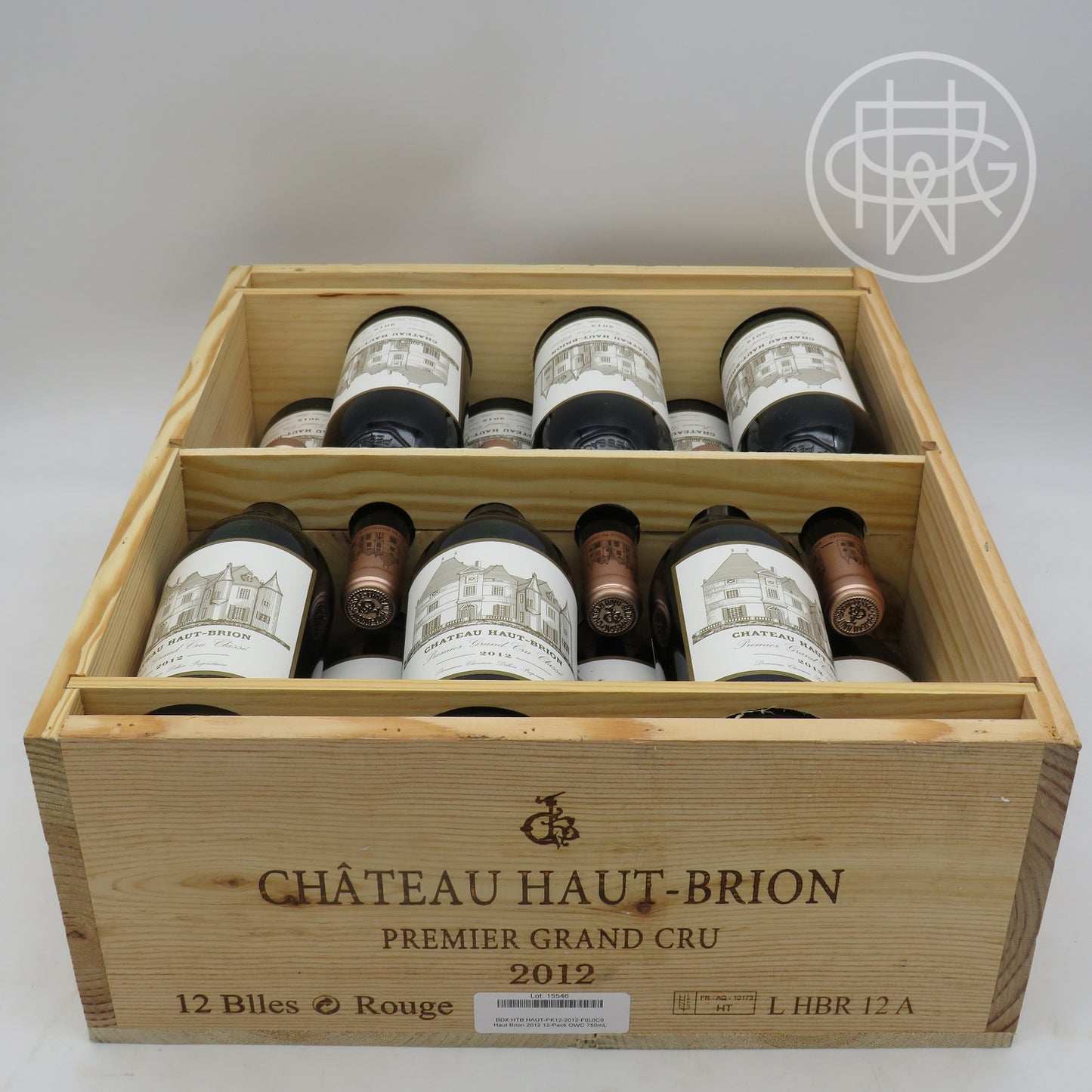 Haut Brion 2012 12-Pack OWC 750mL