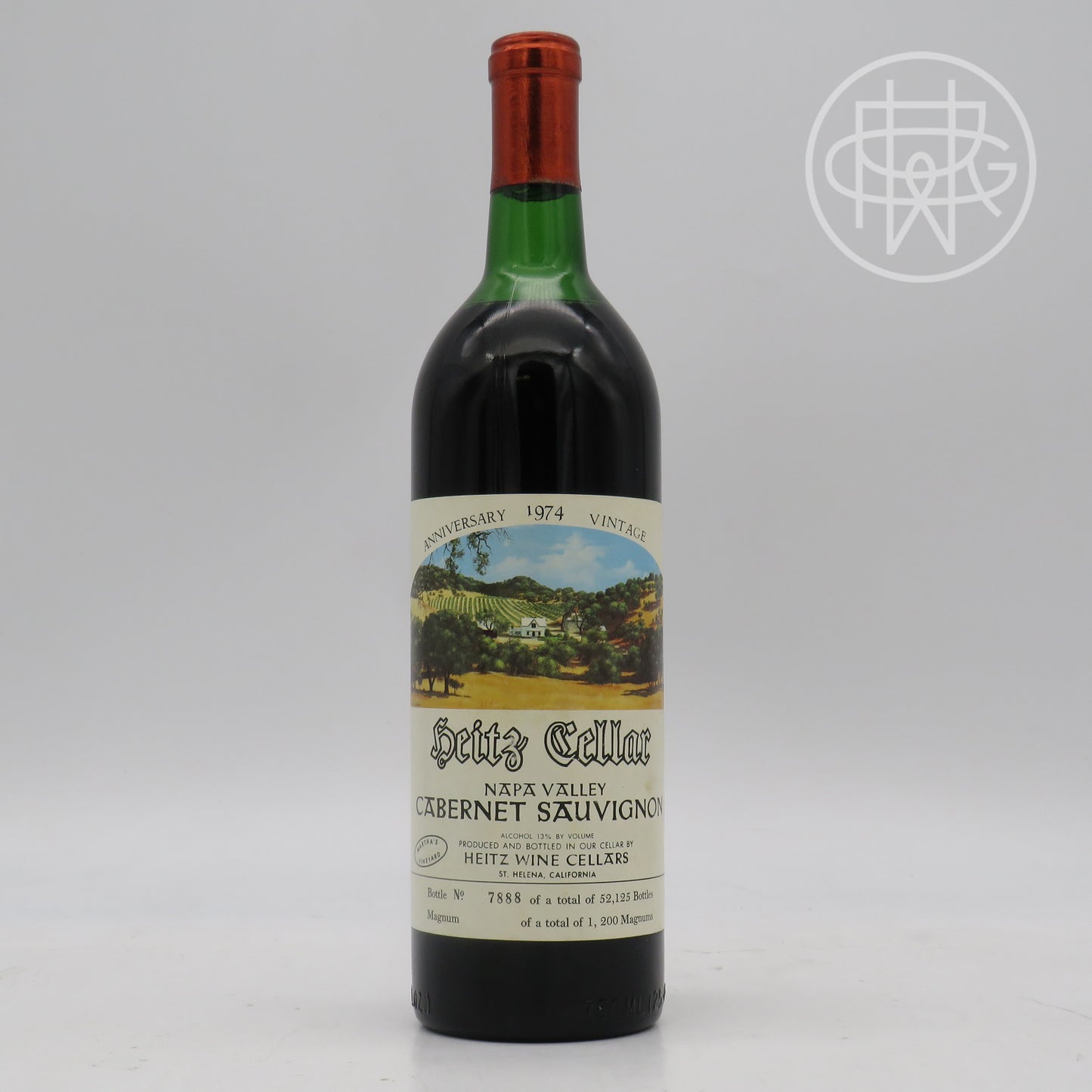 Heitz Martha's Vineyard 1974 750mL (High Shoulder)