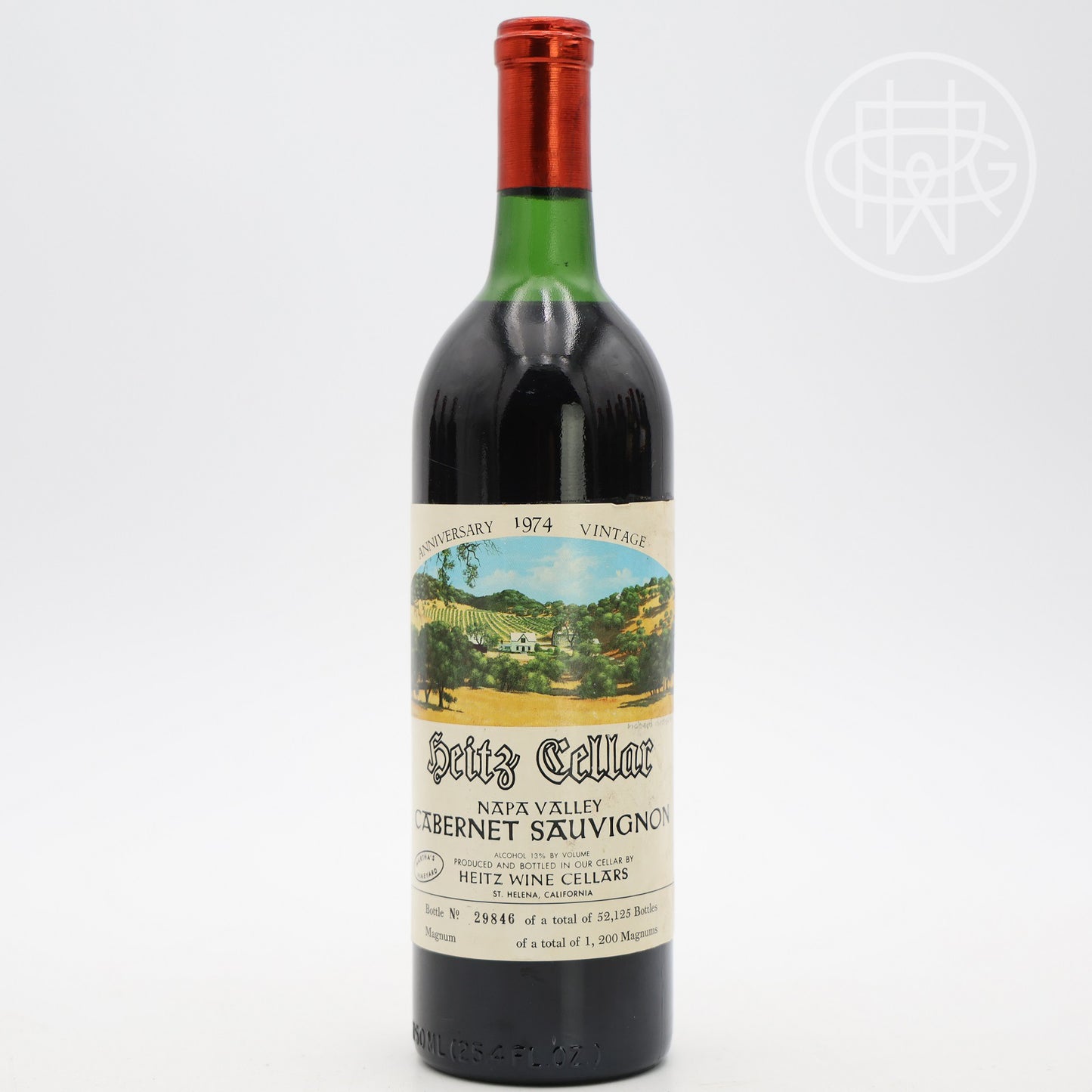 Heitz Martha's Vineyard 1974 750mL (Top Shoulder)