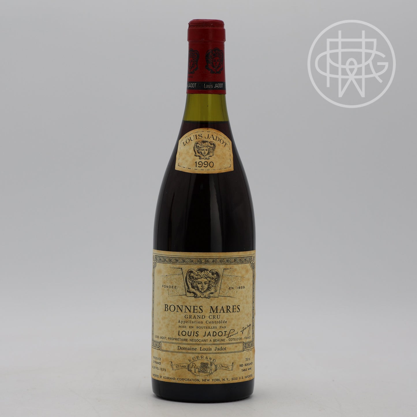 Jadot Bonnes Mares 1990 750mL (Slightly Soiled Label)