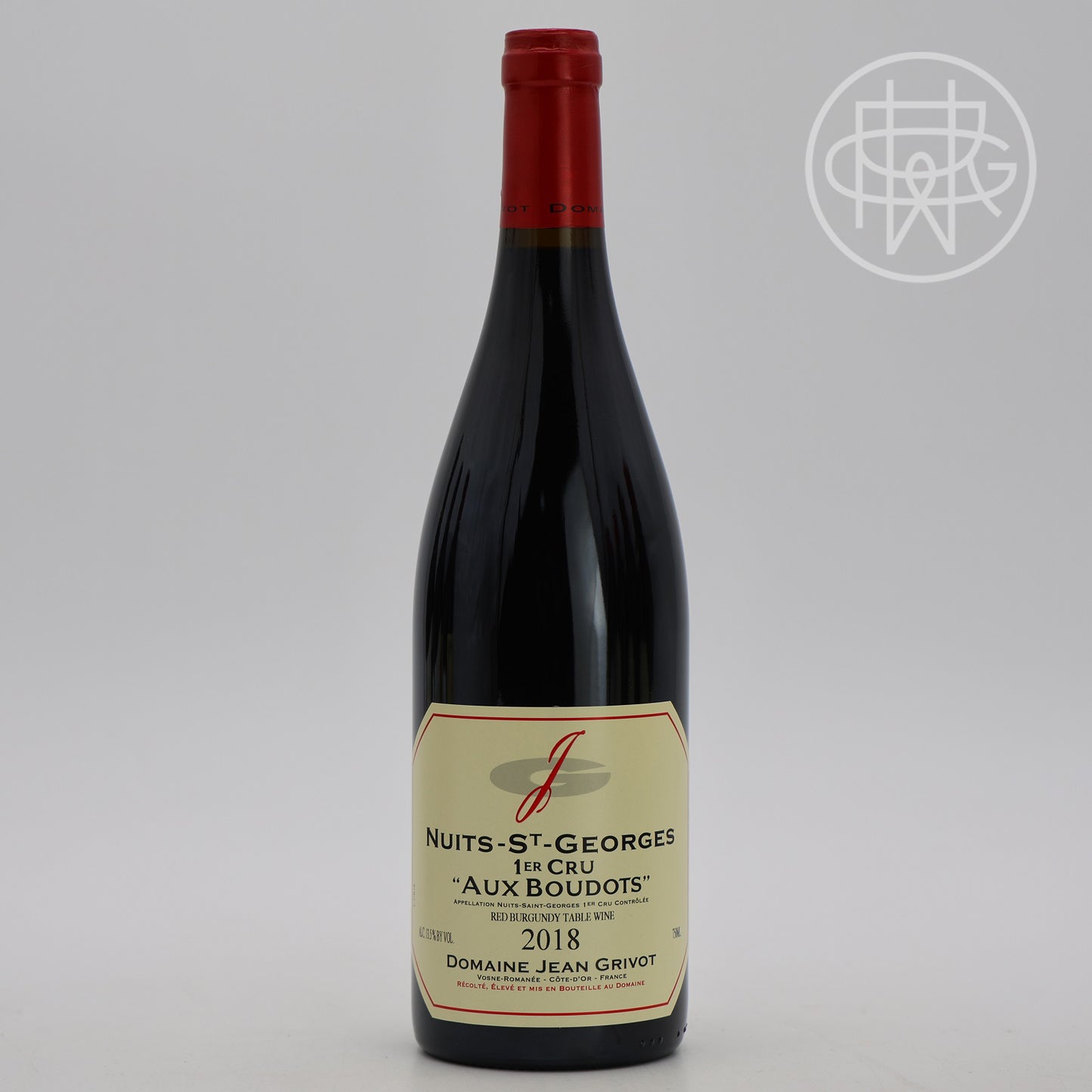Jean Grivot Nuits St George Aux Boudots 2018 750mL