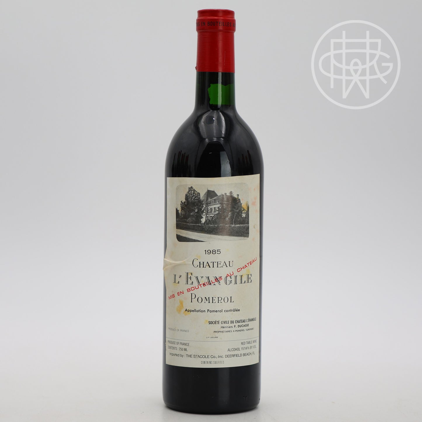 L'Evangile 1985 750mL (Soiled Label)