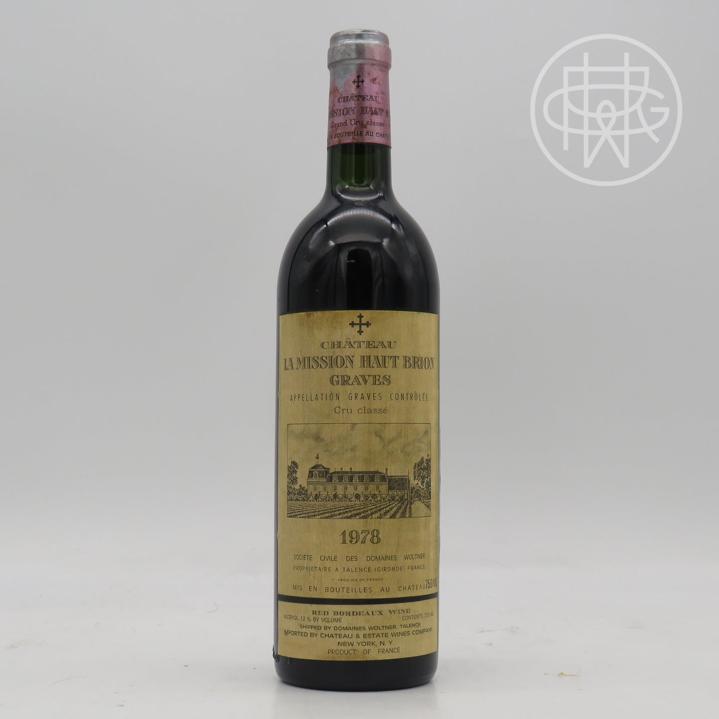 La Mission Haut Brion 1978 750mL (Slightly Soiled Label)