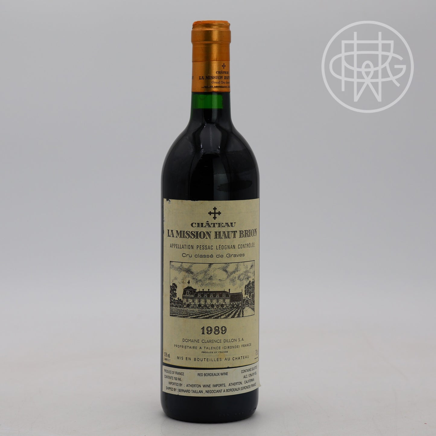 La Mission Haut Brion 1989 750mL (Slightly Nicked Label)