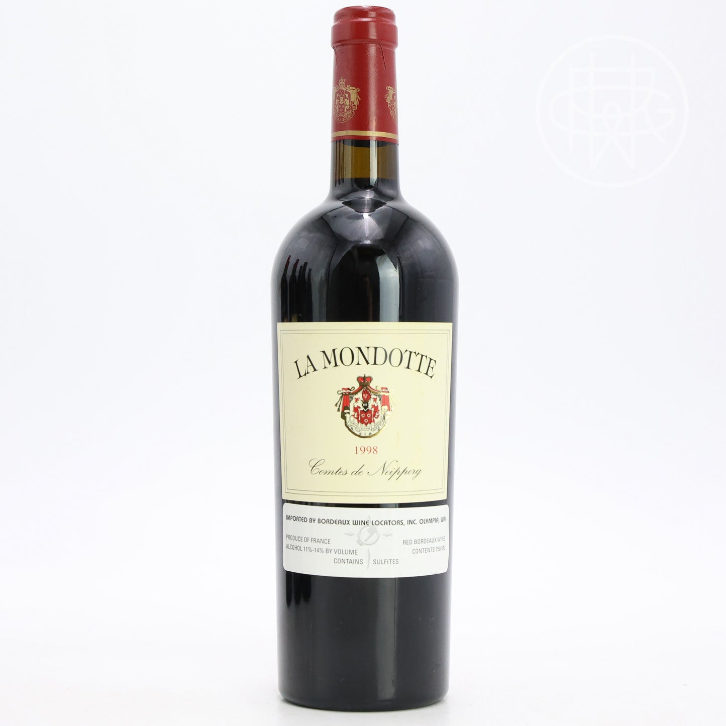 La Mondotte 1998 750mL (Slightly Soiled Label)