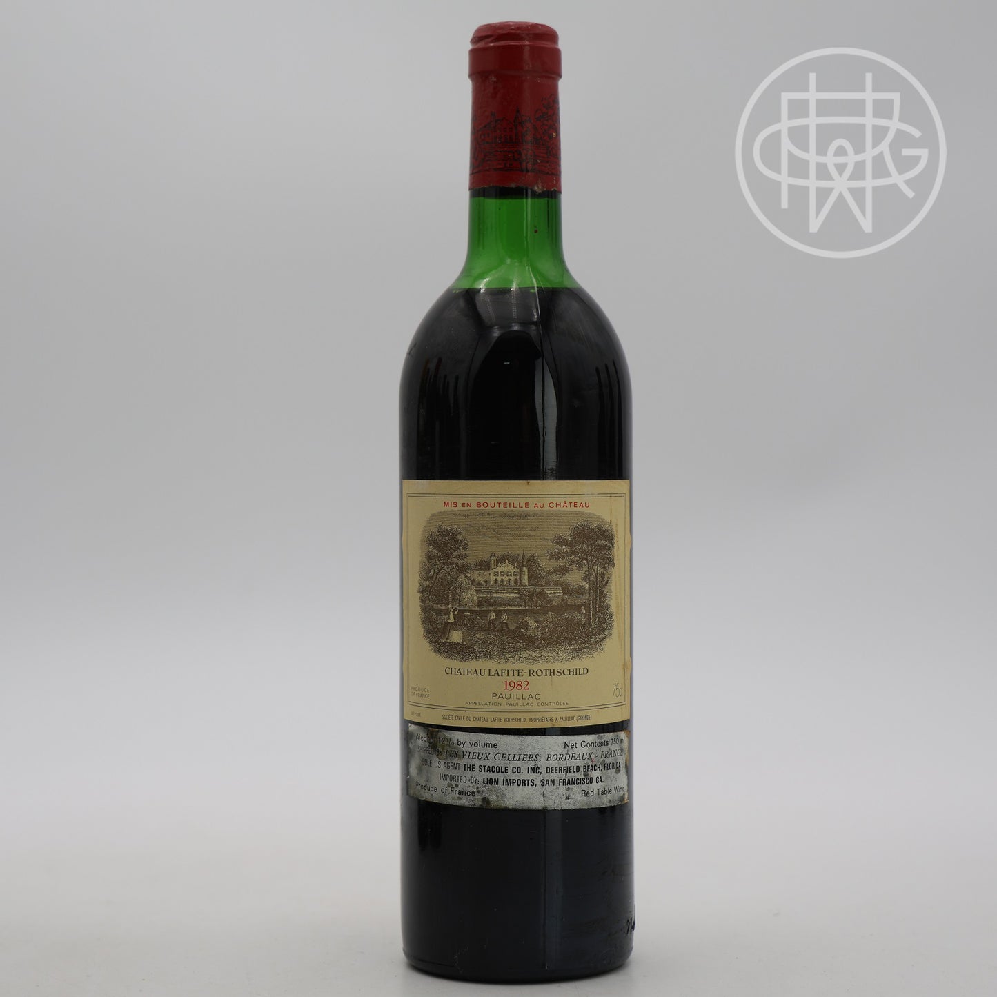 Lafite 1982 750mL (Upper Shoulder, Corroded Capsule)