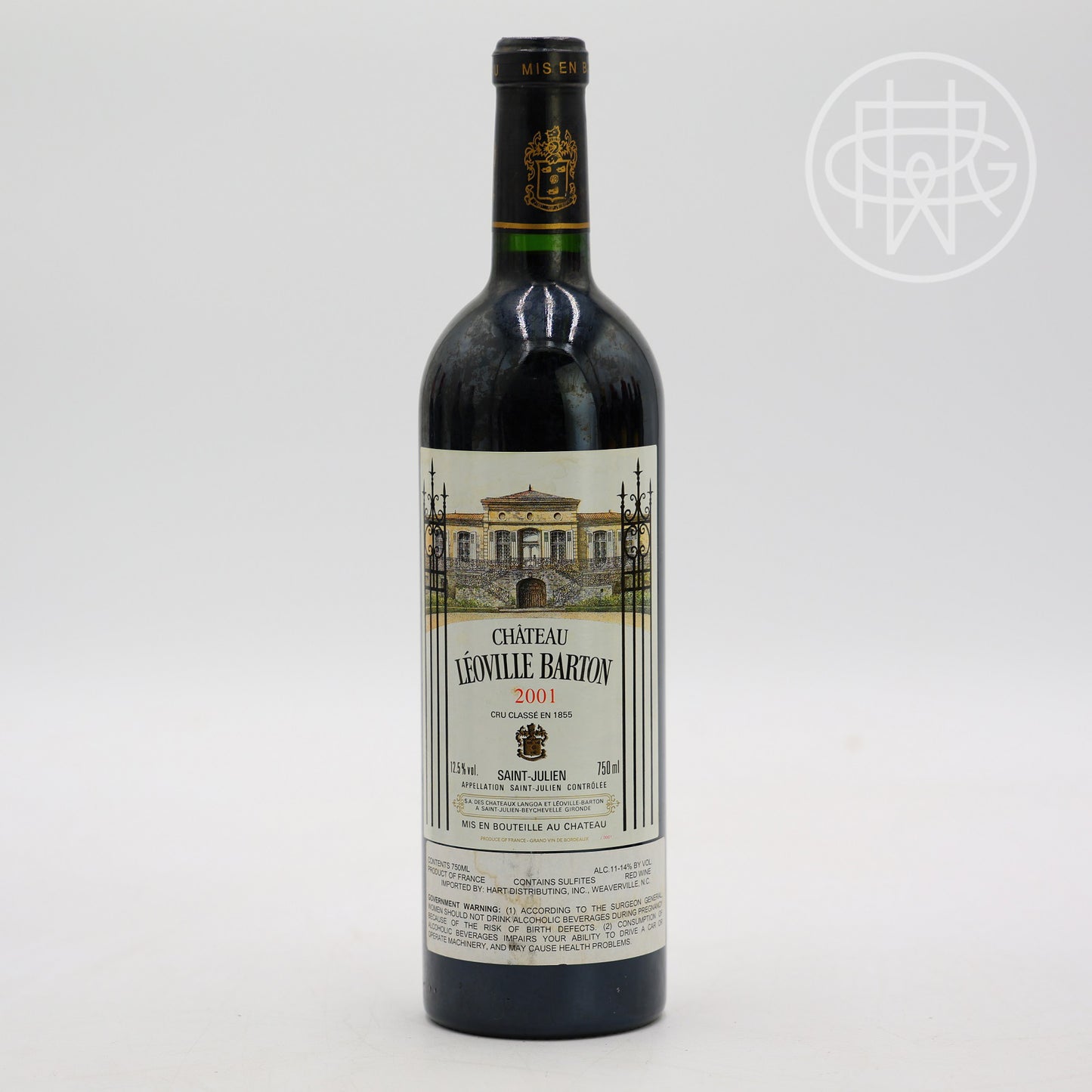 Leoville Barton 2001 750mL (Slightly Soiled Label)