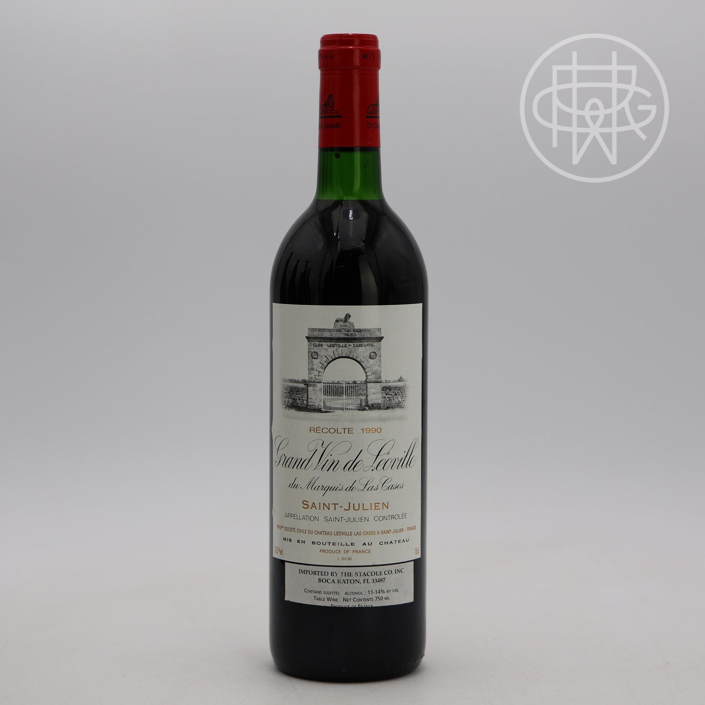 Leoville Las Cases 1990 750mL (Top Shoulder)