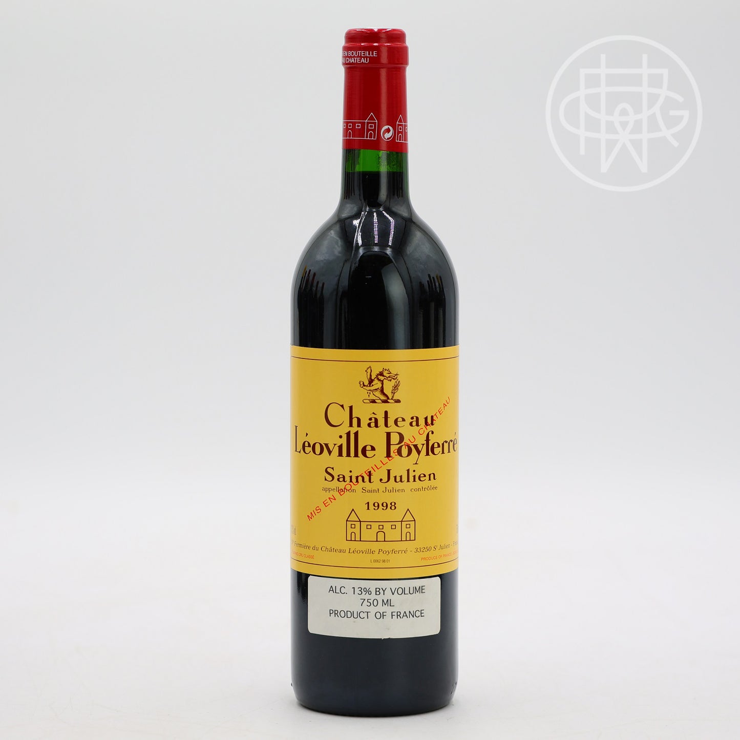 Leoville Poyferre 1998 750mL
