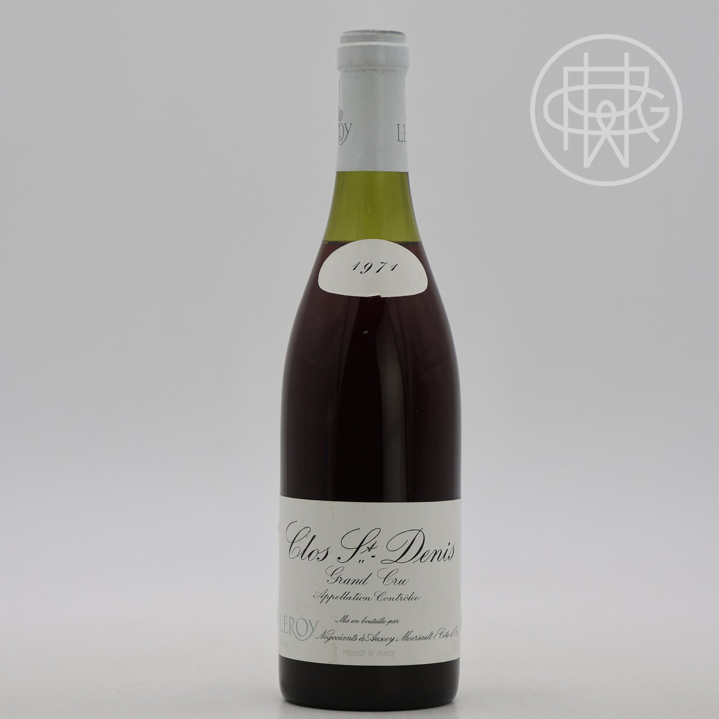 Leroy Clos St. Denis 1971 750mL (3cm Fill)
