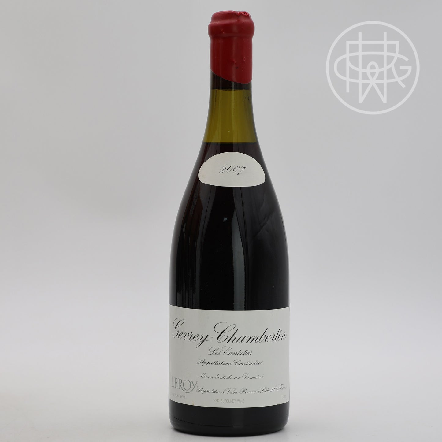 Leroy Gevrey Chambertin Combottes 2007 750mL (4cm Fill)