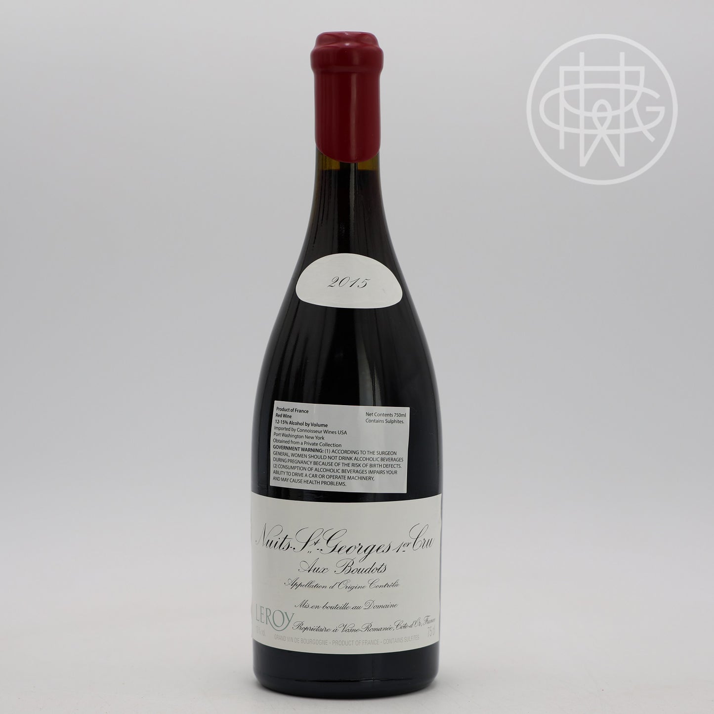 Leroy Nuits St. Georges Les Boudots 2015 750mL
