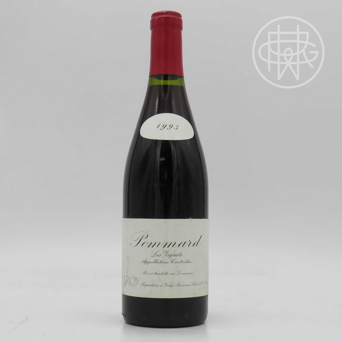 Leroy Pommard Vignots 1993 750mL (Slightly Soiled Label)