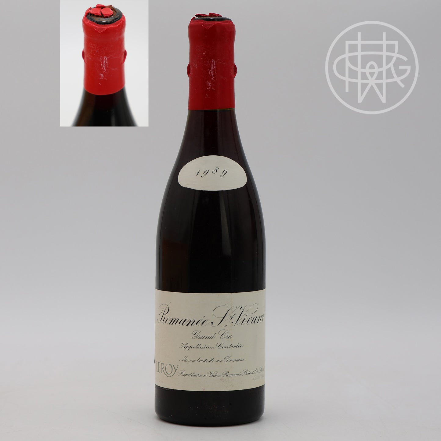 Leroy Romanee St. Vivant 1989 750mL (Chipped Wax Capsule)