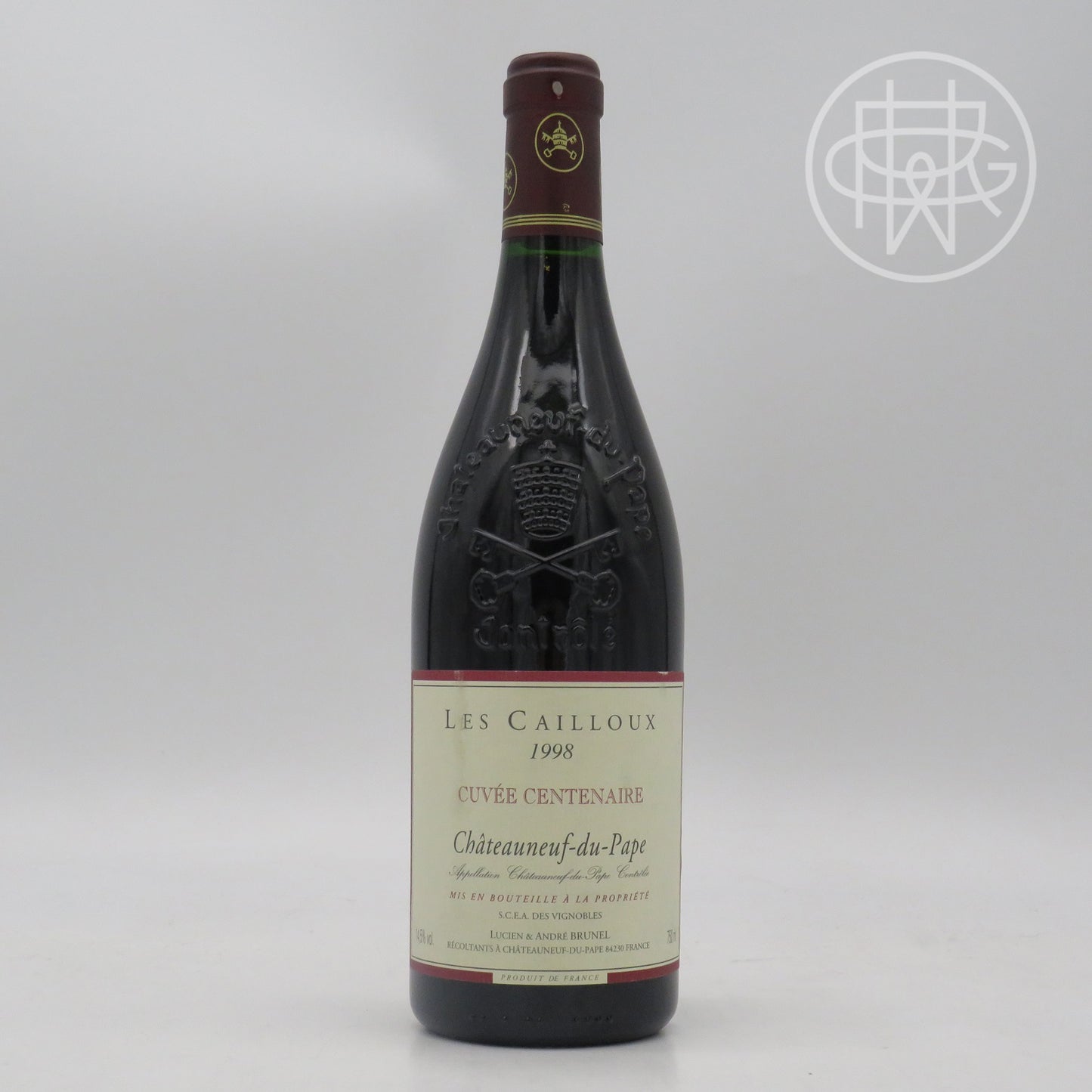 Les Cailloux Centenaire Chateauneuf du Pape 1998 750mL (Slightly Soiled Label)