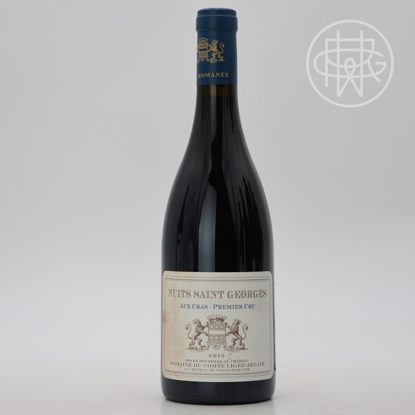 Liger Belair Nuits St. Georges Aux Cras 2015 750mL (Soiled Label)