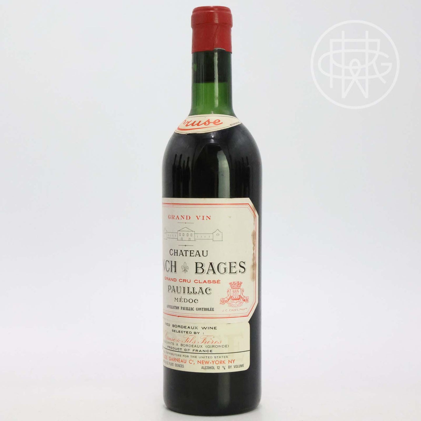 Lynch Bages 1961 750mL (Slightly Soiled Label)