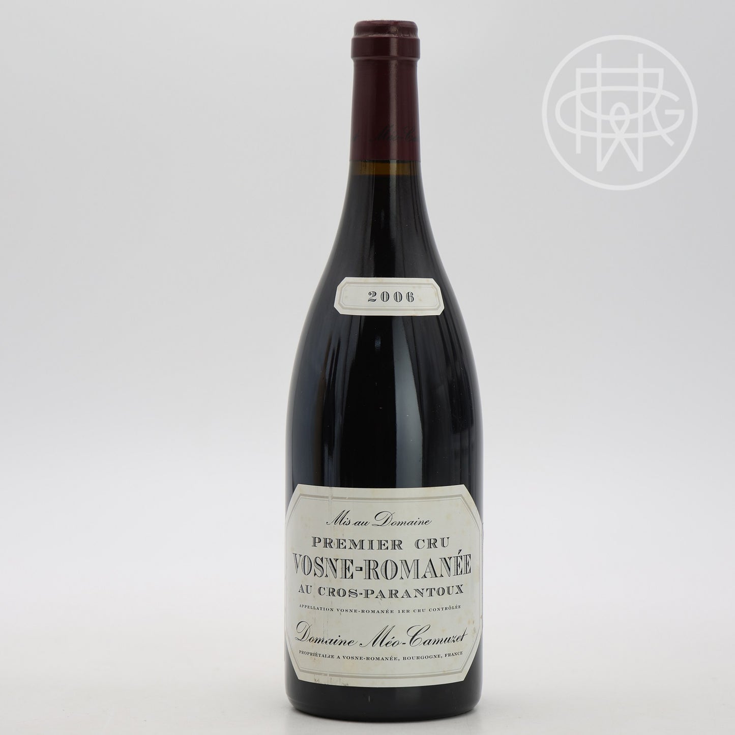 Meo Camuzet Vosne Romanee Cros Parantoux 2006 750mL (Slightly Soiled Label)