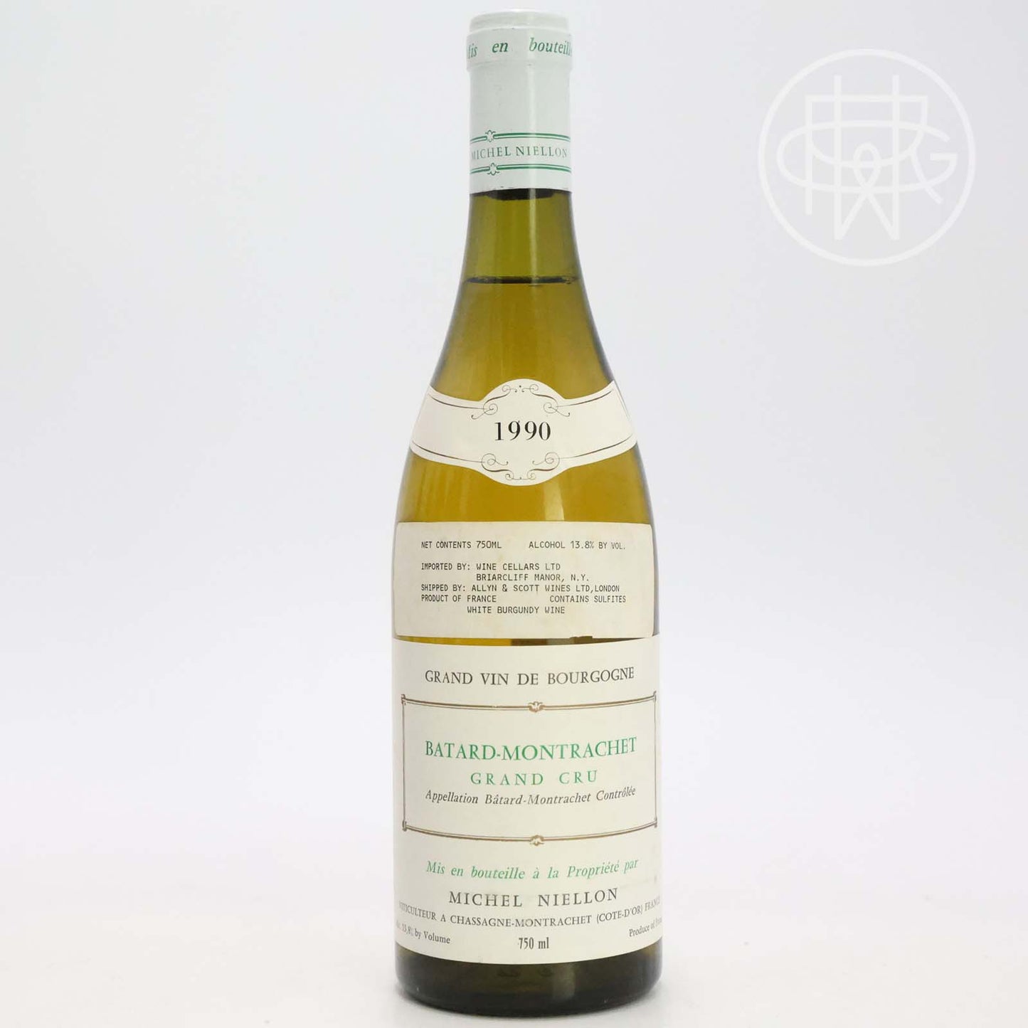 Michel Niellon Batard-Montrachet 1990 750mL