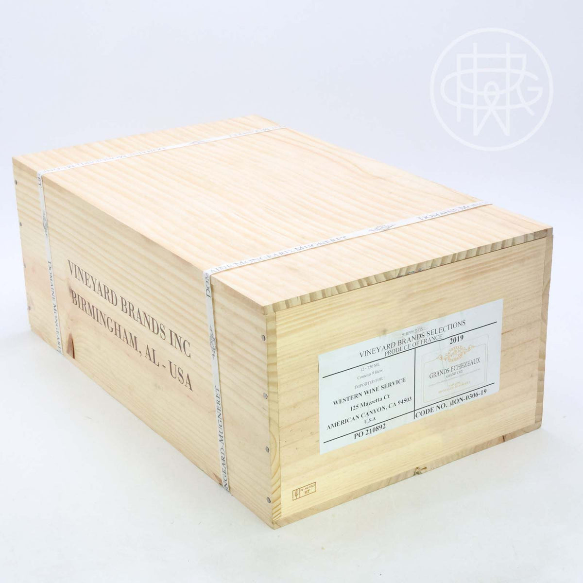 Mongeard Mugneret Grands Echezeaux 2019 12-Pack OWC 750mL