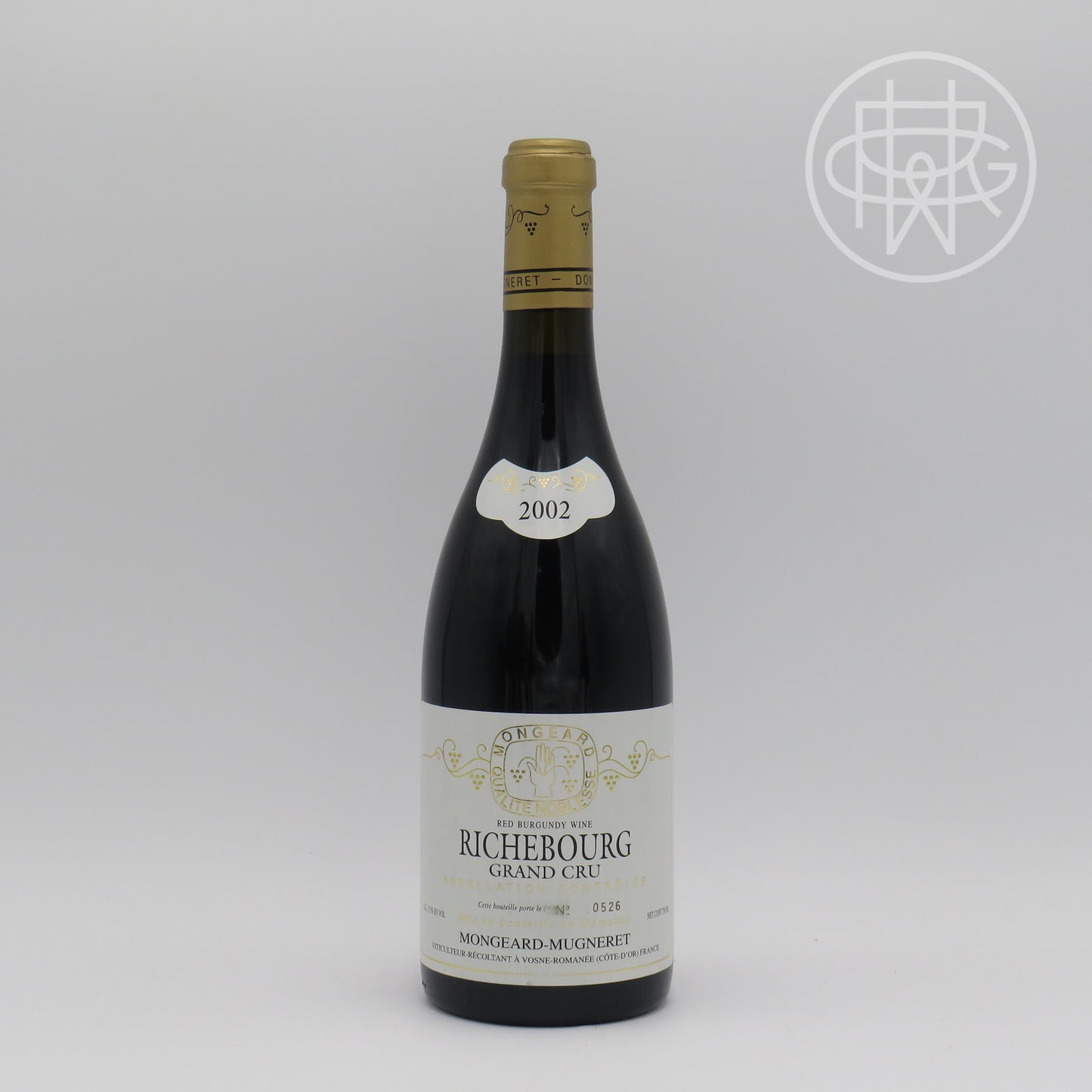 Mongeard Mugneret Richebourg 2002 750mL