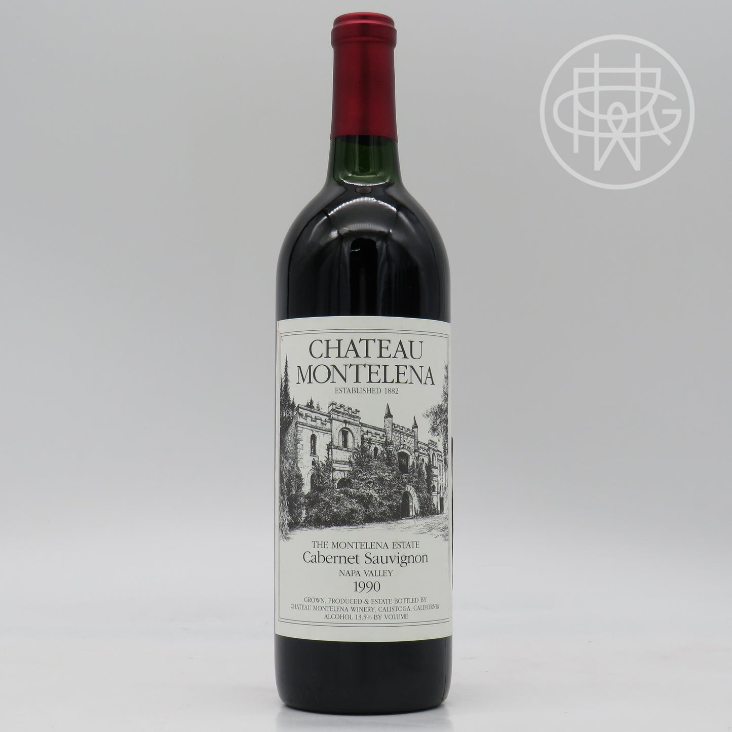 Montelena Estate Cabernet 1990 750mL (Top Shoulder)