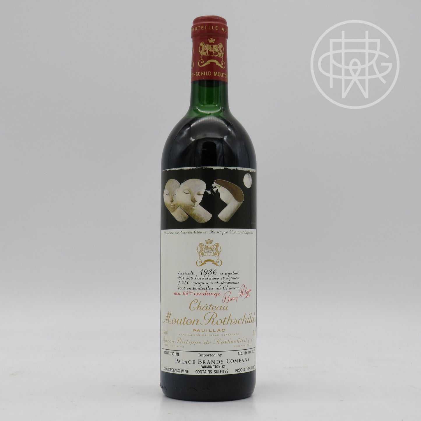 Mouton 1986 750mL (High Shoulder, Slightly Scuffed Label)
