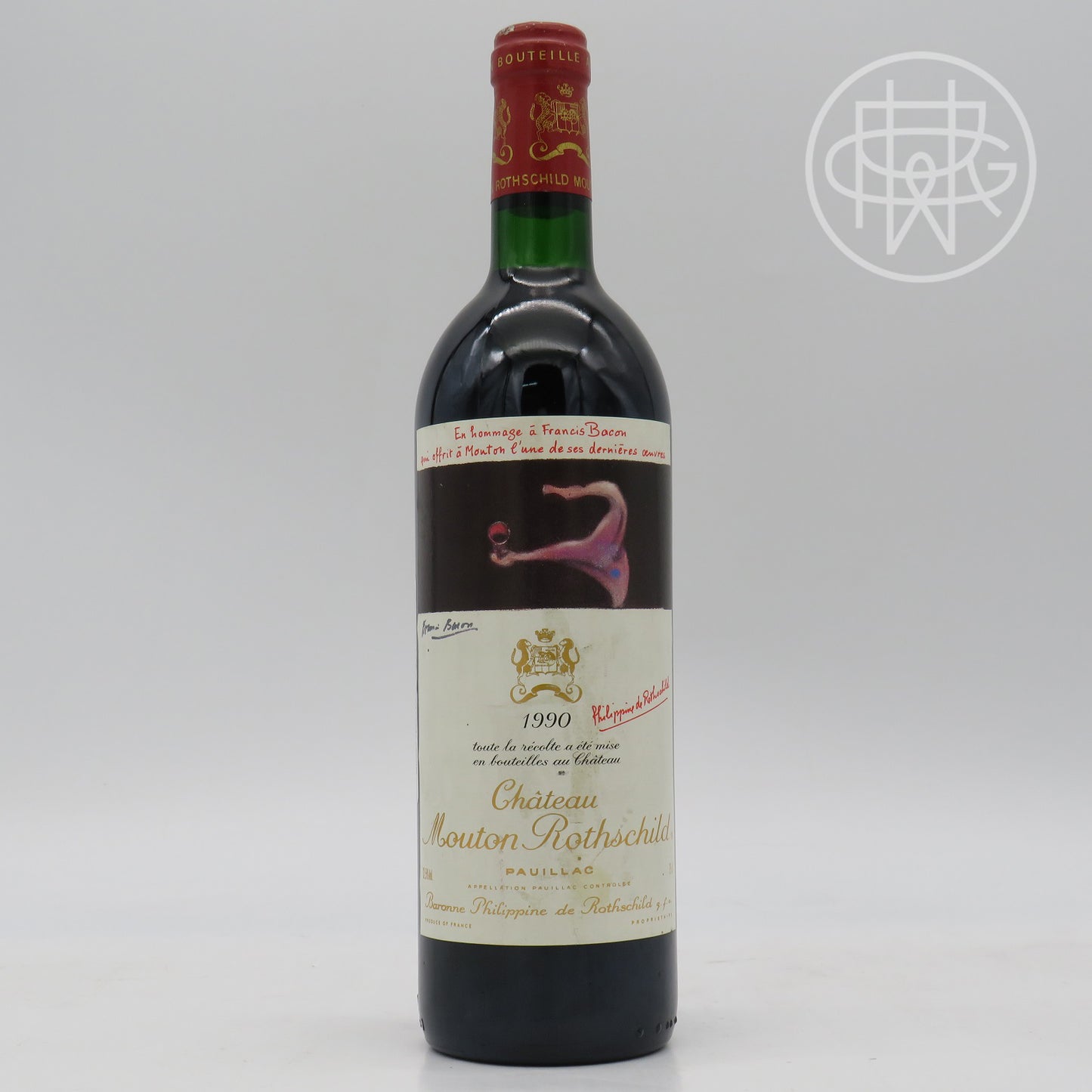 Mouton 1990 750mL (Slightly Soiled Label)