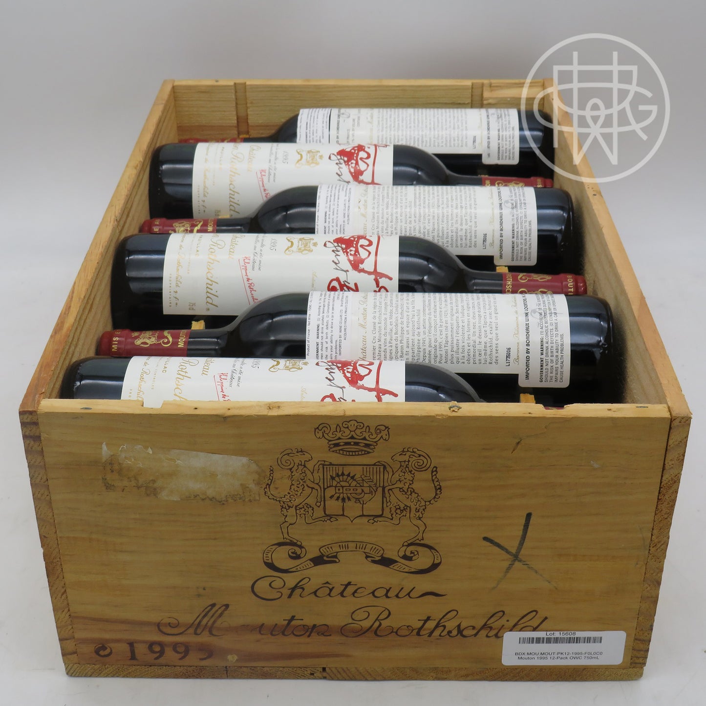 Mouton 1995 12-Pack OWC 750mL