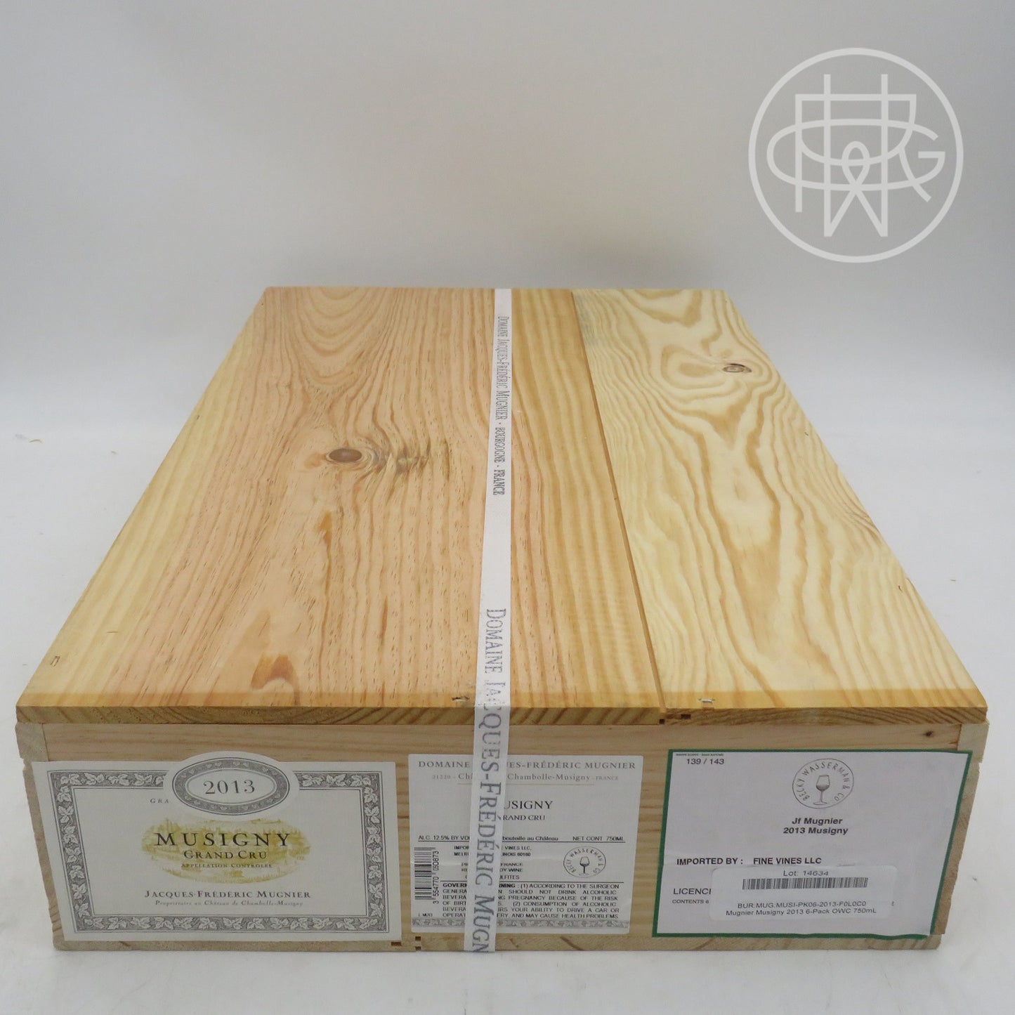 Mugnier Musigny 2013 6-Pack OWC 750mL