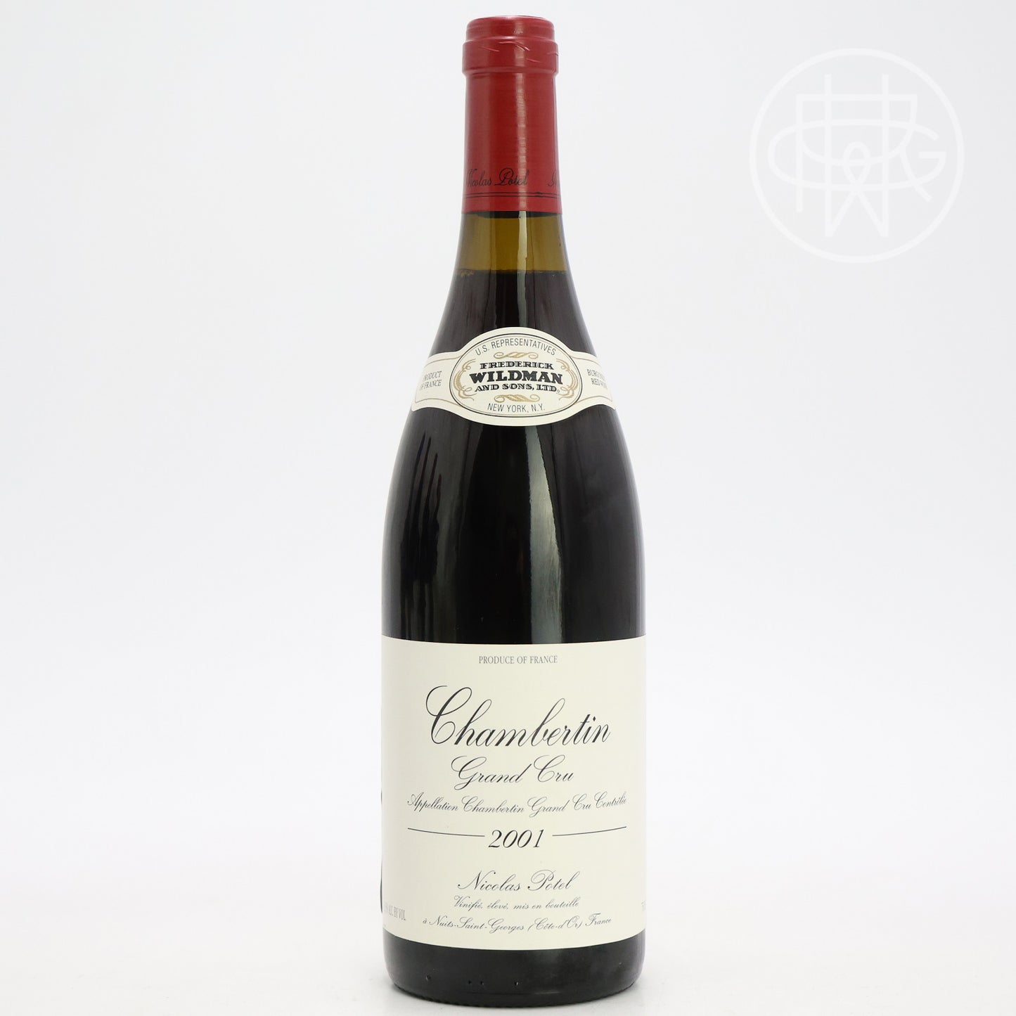 Nicolas Potel Chambertin 2001 750mL