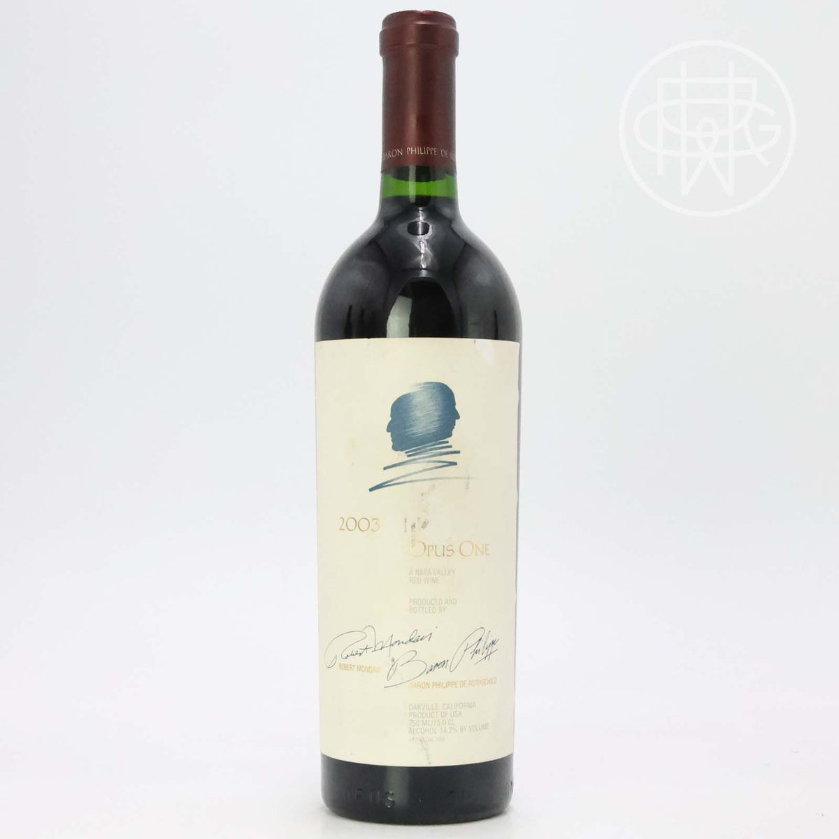 Opus One 2003 750mL (Slightly Soiled Label)