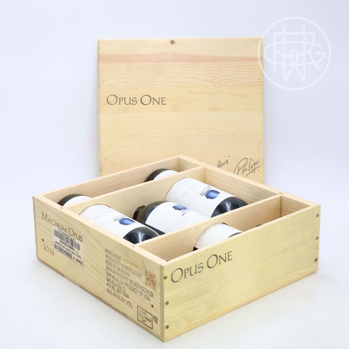 Opus One 2018 3-Pack OWC 1.5L