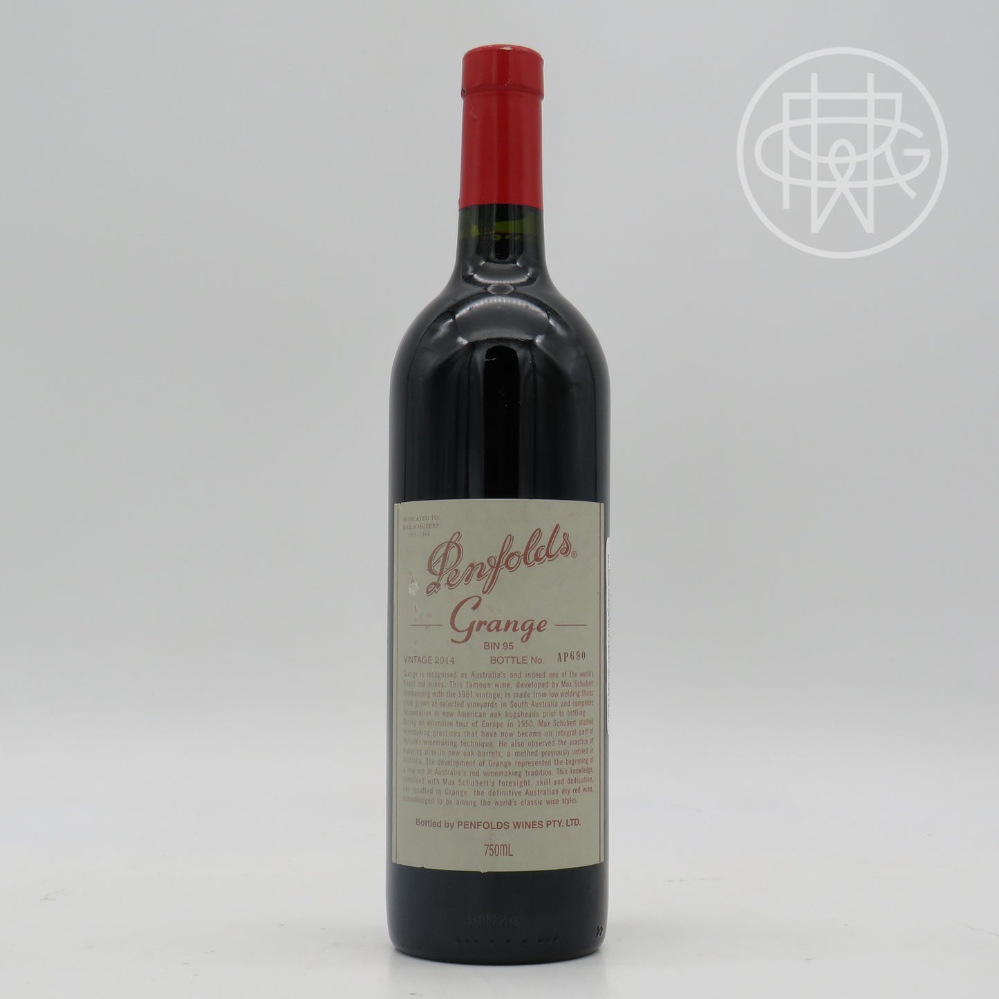 Penfolds Grange 2014 750mL (Nicked Label)
