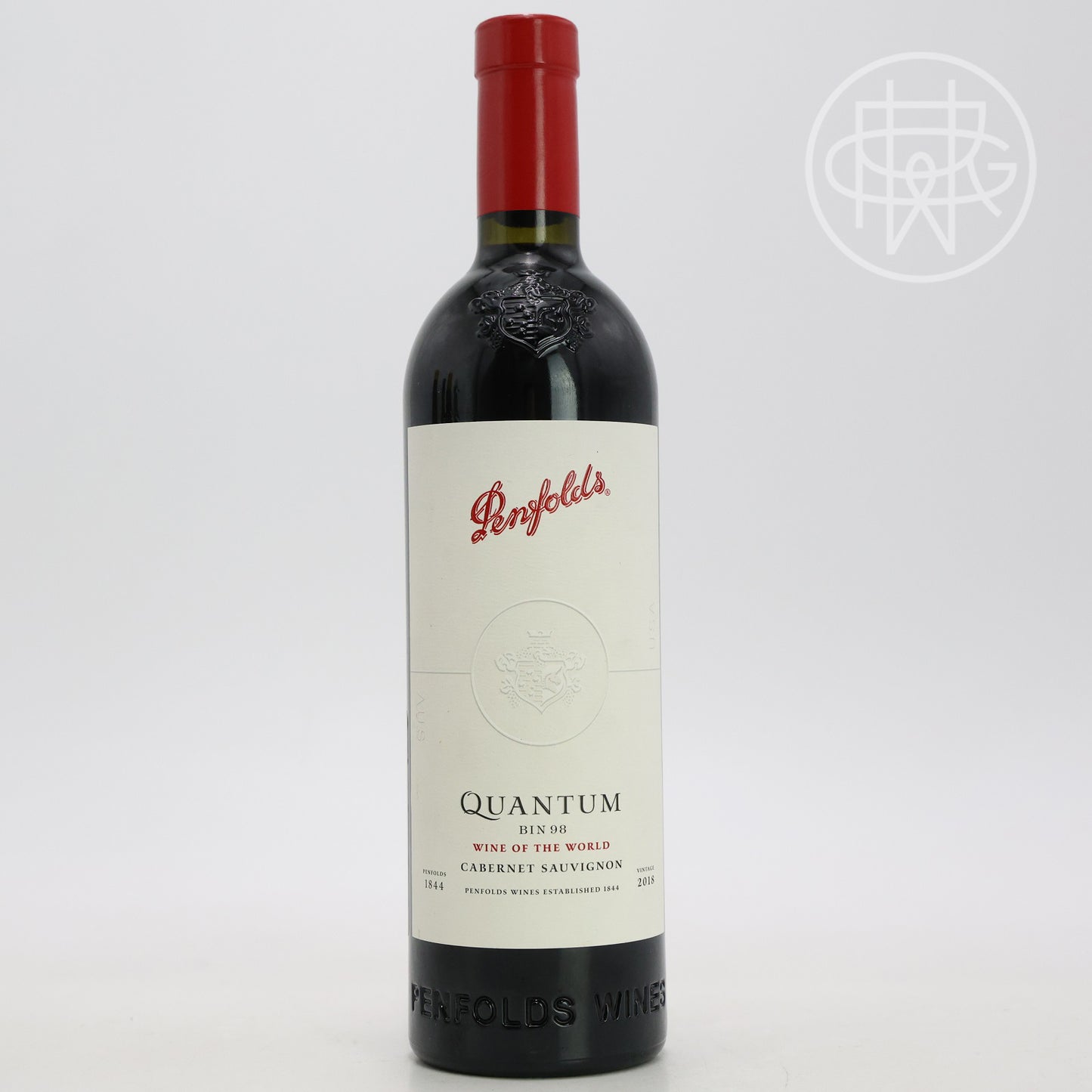 Penfolds Quantum Bin 98 'Wine of the World' Cabernet Sauvignon 2018 750mL