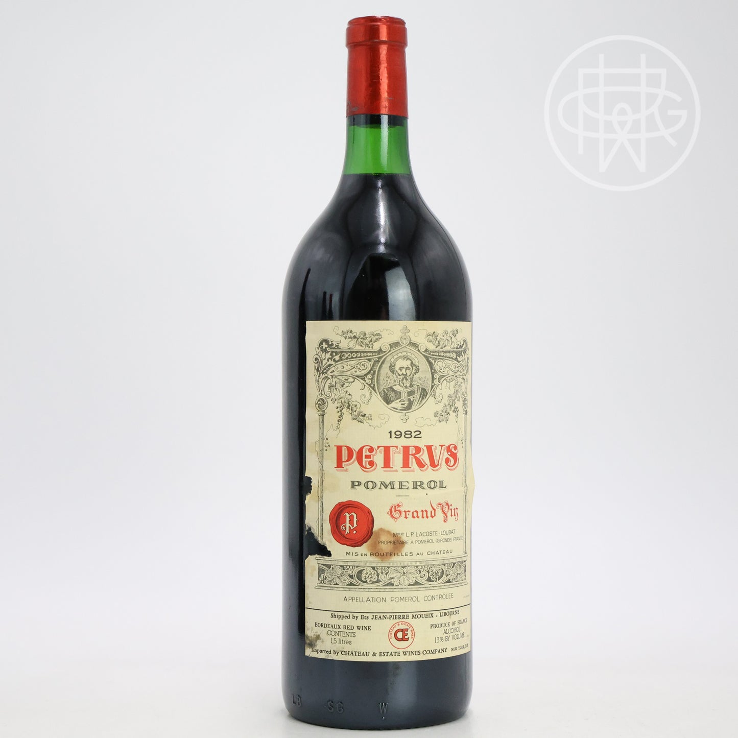 Petrus 1982 1.5L (Slightly Torn/ Soiled Label)