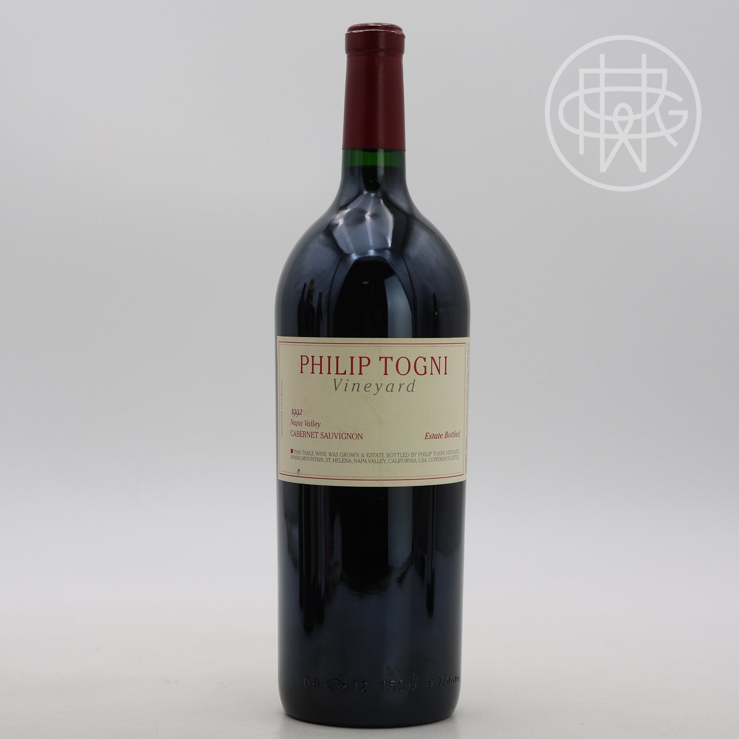 Philip Togni Cabernet 1992 1.5L (Slightly Nicked Label)
