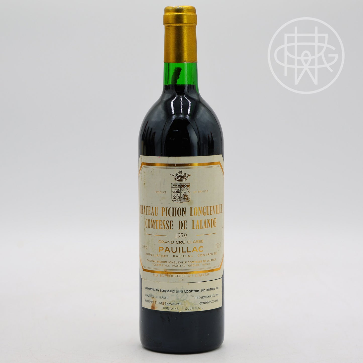 Pichon Lalande 1979 750mL (Scuffed Label)