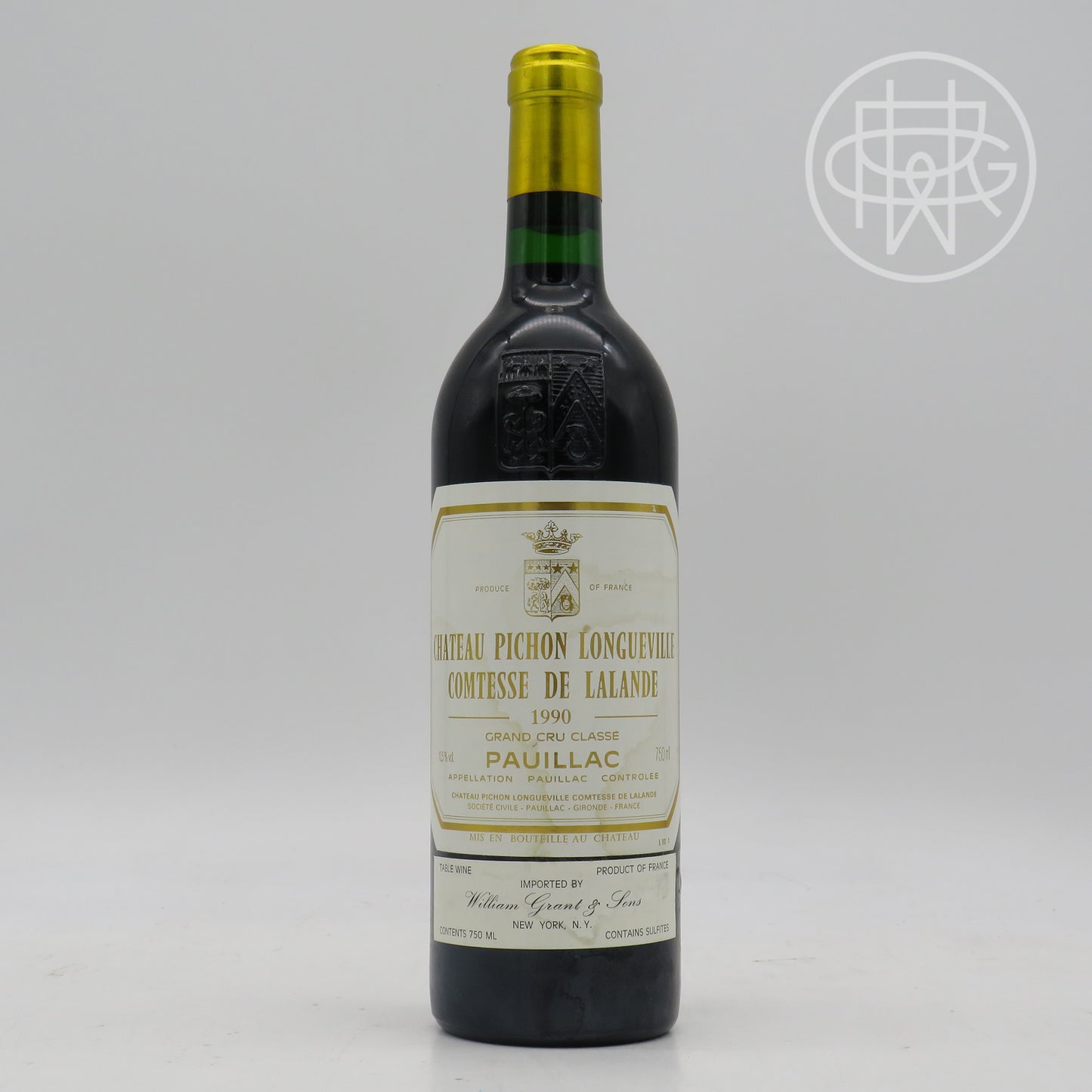 Pichon Lalande 1990 750mL (Slightly Soiled Label)