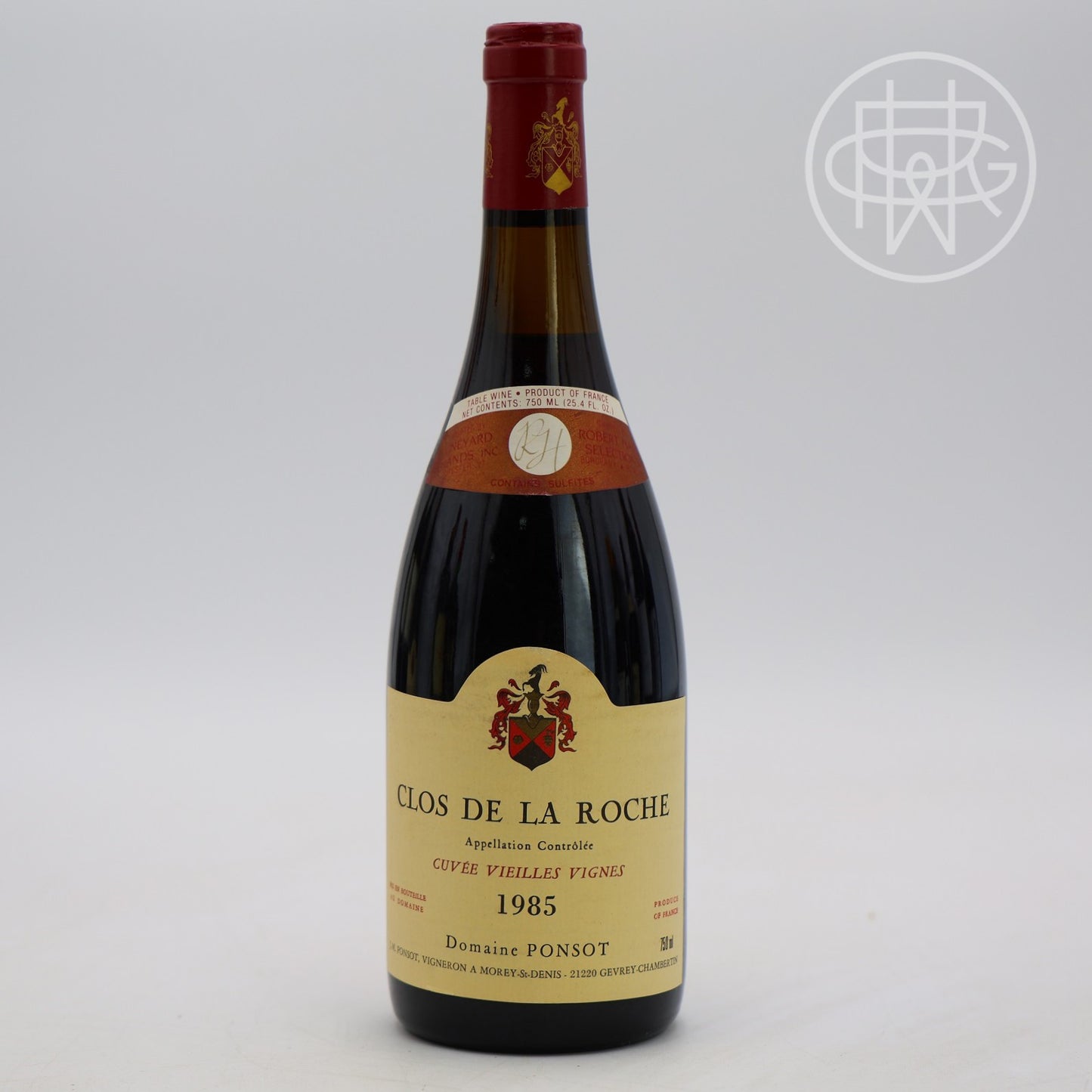 Ponsot Clos de la Roche 1985 750mL (3cm Fill)
