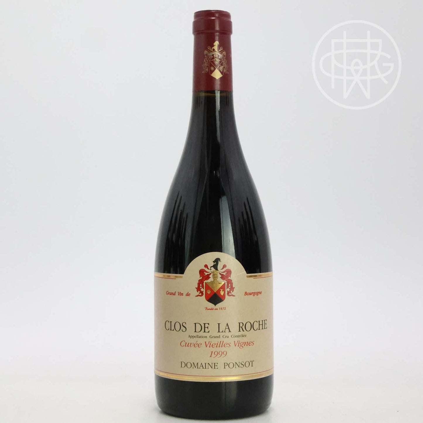 Ponsot Clos de la Roche 1999 750mL (Slightly Nicked Label)