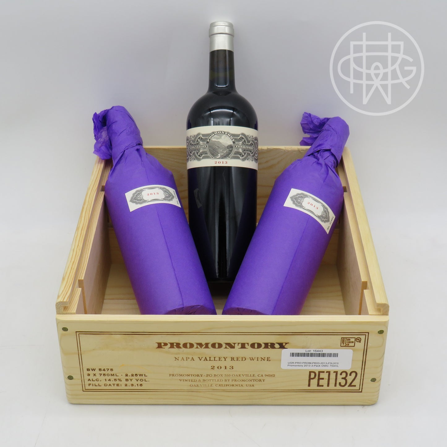 Promontory 2013 3-Pack OWC 750mL