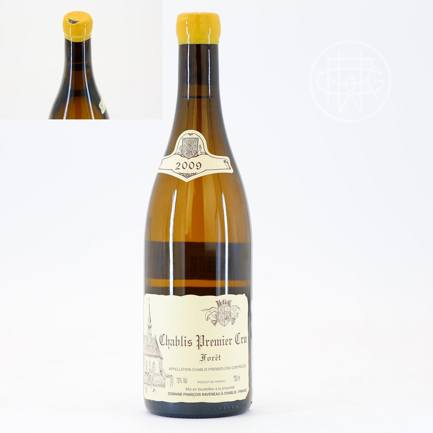 Raveneau Chablis Foret 2009 750mL (Chipped Wax Capsule)