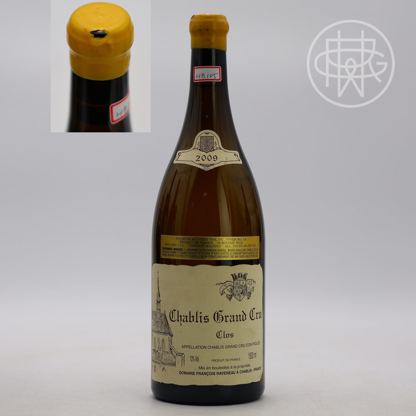 Raveneau Chablis Les Clos 2009 1.5L (Chipped Wax Capsule)