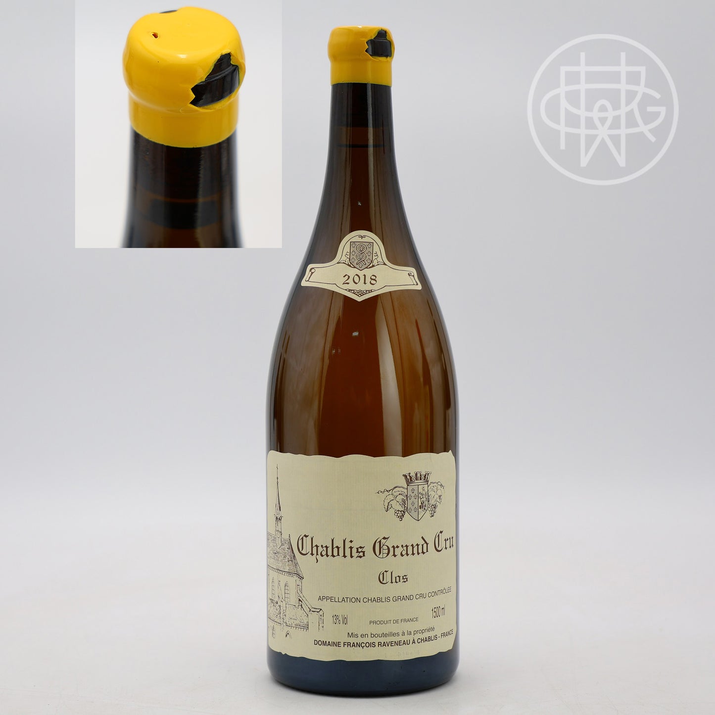 Raveneau Chablis Les Clos 2018 1.5L (Chipped Wax Capsule)