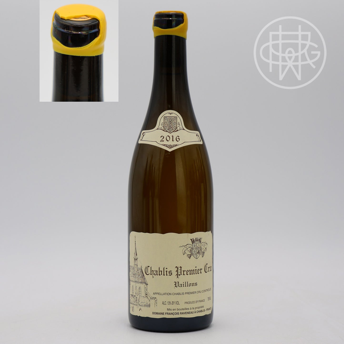 Raveneau Chablis Vaillons 2016 750mL (Chipped Wax Capsule)