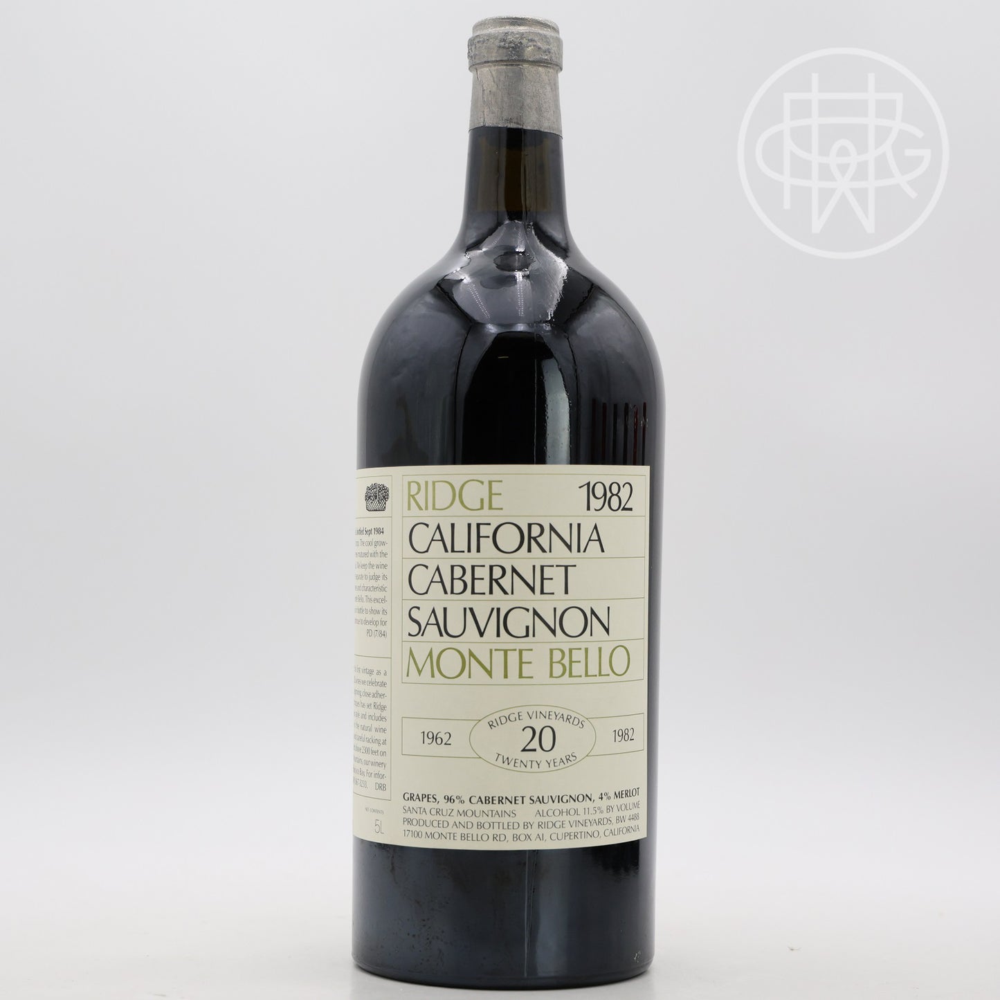 Ridge Monte Bello 1982 5.0L OWC