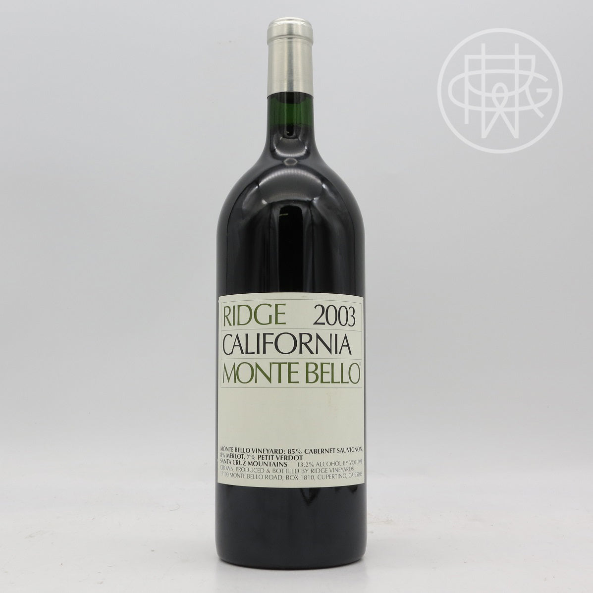 Ridge Monte Bello 2003 1.5L